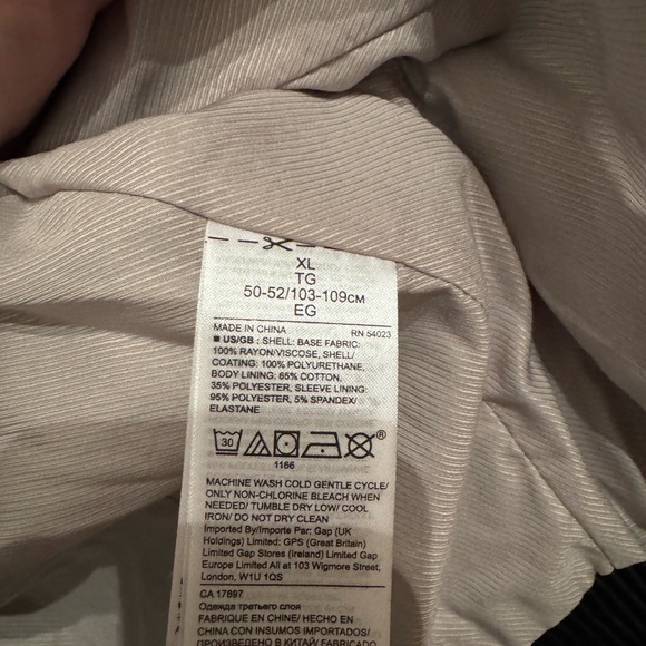 Faux / Vegan Leather Jacket, black, XL - Picture 4 of 4